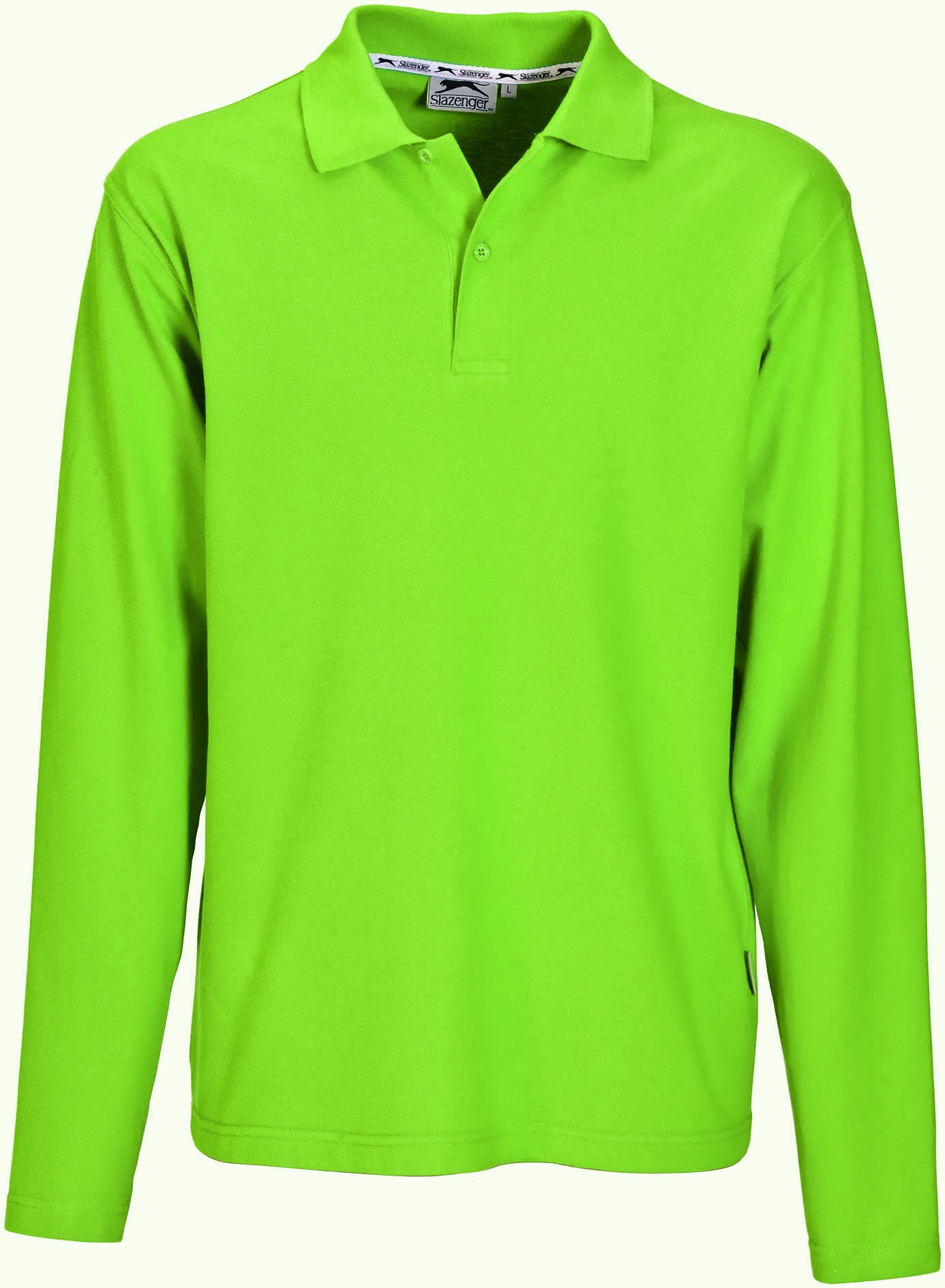 Polo Piqué Baumwolle Langarm
