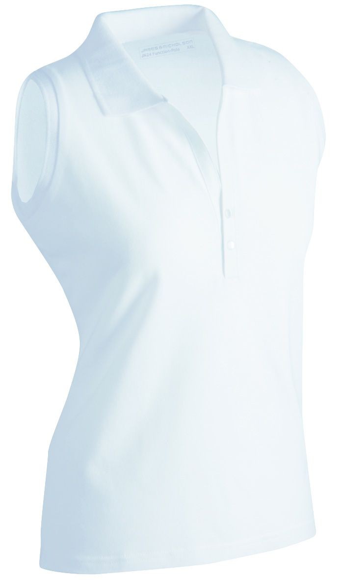 Ladies' Elastic Polo Sleeveless