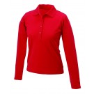 Ladies' Elastic Polo Longsleeve