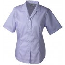 Ladies' Business Blouse Short-Sleeved